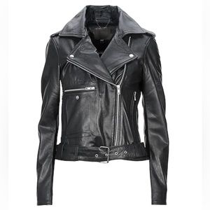 NWT MUUBAA leather biker jacket